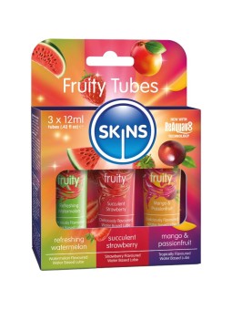 SKINS - FRUITY LUBES KIT WATERMELON, STRAWBERRY & MANGO LUBRICANTS 3 x