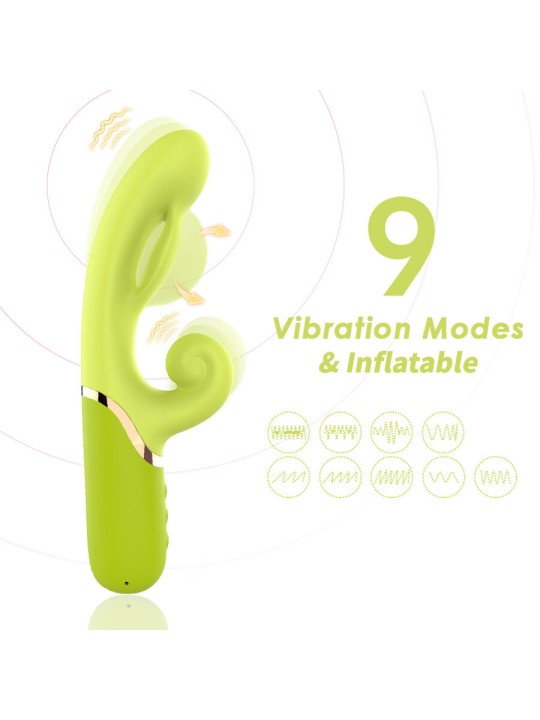 ARMONY - OPBLAASBARE PUNT A NAAR STIMULATOR VIBRATOR GROEN