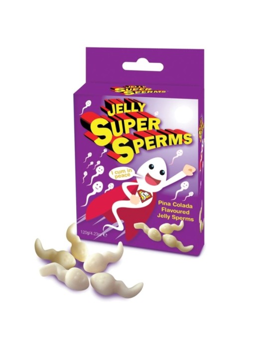 SPENCER & FLEETWOOD - JELLY SUPER SPERM GUMMIES FORM SPERM 120 GR