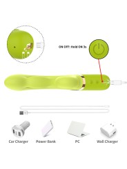 ARMONY - VIBRADOR ESTIMULADOR PUNTO A INFLABLE VERDE