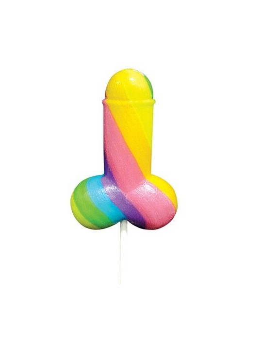 PRIDE - SPENCER & FLEETWOOD RAINBOW COCK LGBT LOLLIPOP