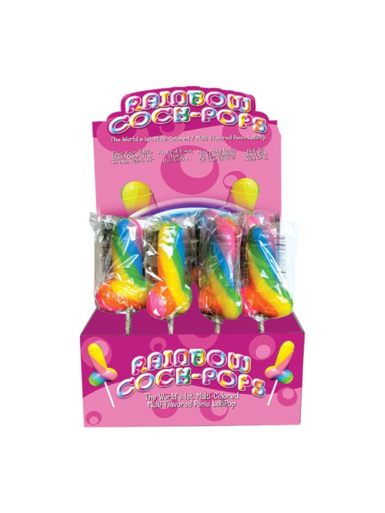 PRIDE - SPENCER & FLEETWOOD RAINBOW COCK LGBT LOLLIPOP