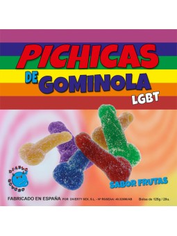 PRIDE - PENIS-GUMMIBRCHEN MIT ZUCKER LGBT