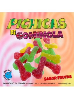 DIABLO GOLOSO - PICHITAS GUMMINOL AUX FRUITS AVEC SUCRE