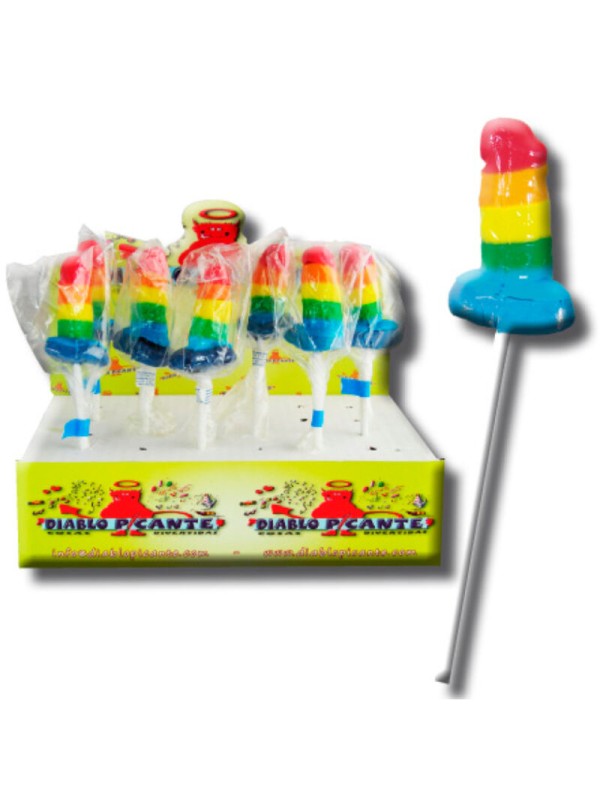 PRIDE - GUMMY LOLLIPOP PENIS LGBT