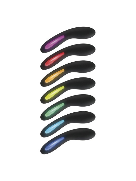 TOYJOY - SCHWARZER VIBRATOR MIT LEUCHTENDEM LICHT