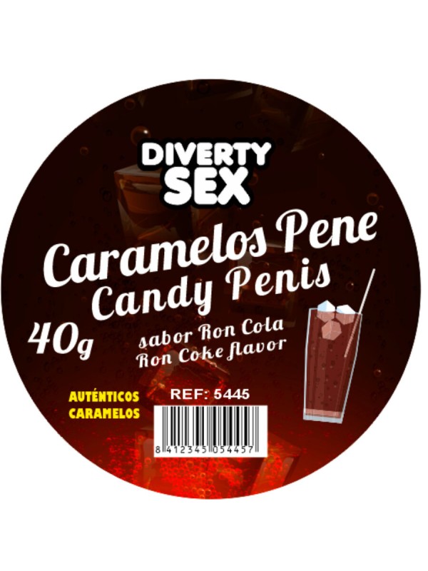 DIABLO PICANTE - 20 RON COLA GEAROMATISEERDE PENIS SNOEPJES