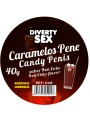 DIABLO PICANTE - 20 DOCES DE PÊNIS COM SABOR RON COLA