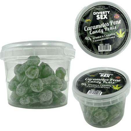 DIABLO GOLOSO - 20 PENIS SNOEPJES CANNABIS AROMA