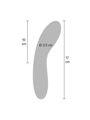 TOYJOY - VIBRADOR PRETO COM LUZ LUMINADA