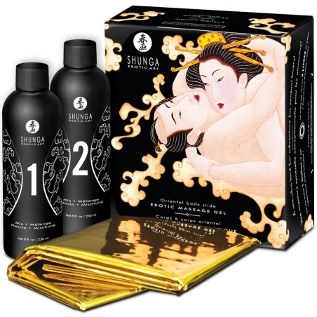 SHUNGA - ORIENTAALSE MELOEN MANGO BODY TO BODY EROTISCHE MASSAGEGEL