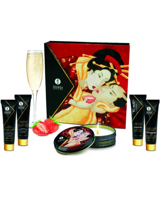 SHUNGA - SECRET GEISHA STRAWBERRIES AND CAVA KIT