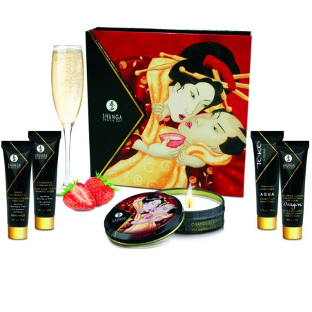 SHUNGA - GEHEIME GEISHA AARDBEIEN EN CAVA KIT