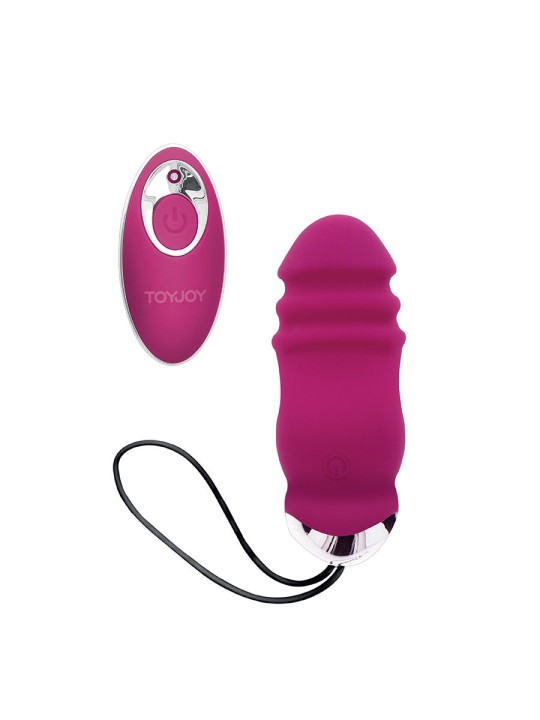 TOYJOY - HAPPINESS SUNN SIDE UP AND DOWN VIBRATEUR FUCHSIA TÉLÉCOMMAND