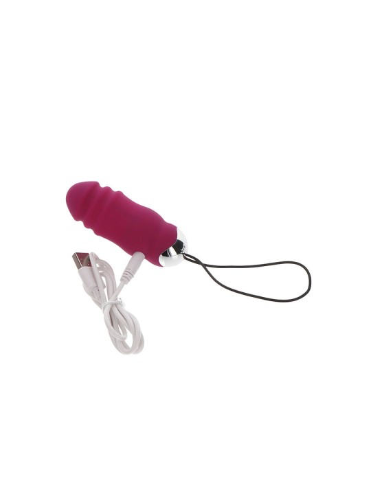 TOYJOY - HAPPINESS SUNN SIDE UP AND DOWN VIBRATEUR FUCHSIA TÉLÉCOMMAND