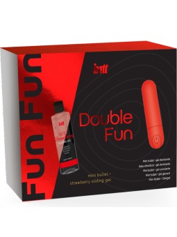 INTT RELEASES - DOUBLE FUN KIT MET VIBRERENDE KOGEL EN AARDBEIEN MASSA