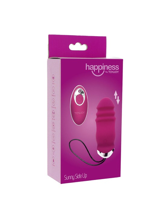 TOYJOY - HAPPINESS SUNN SIDE UP AND DOWN FUCHSIA VIBRATOR FERNBEDIENUN