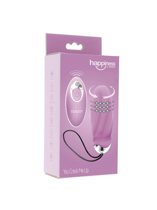 TOYJOY - VIBRATORE ROSA CON TELECOMANDO PER LA FELICITÀ CHE MI FAI CRE
