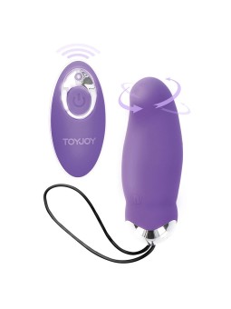TOYJOY - FELICIDADE MEU ORGASMO EGGSPLODE VIBRADOR ROXO CONTROLE REMOT