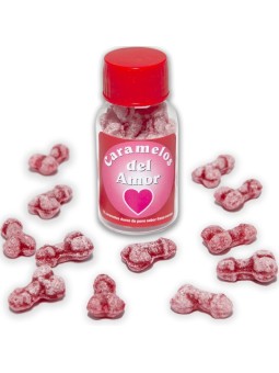DIABLO PICANTE - 12 PENISVORMIGE LIEFDESNOEPJES AARDBEI/KERS