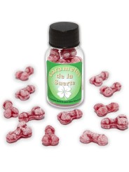 DIABLO PICANTE - 12 PENIS-SHAPED LUCKY CANDIES STRAWBERRY/CHERRY