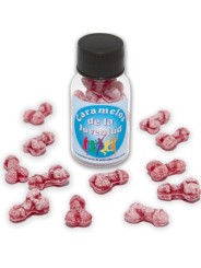 DIABLO PICANTE - 12 CARAMELOS DE LA JUVENTUD FORMA PENE FRESA/CEREZA