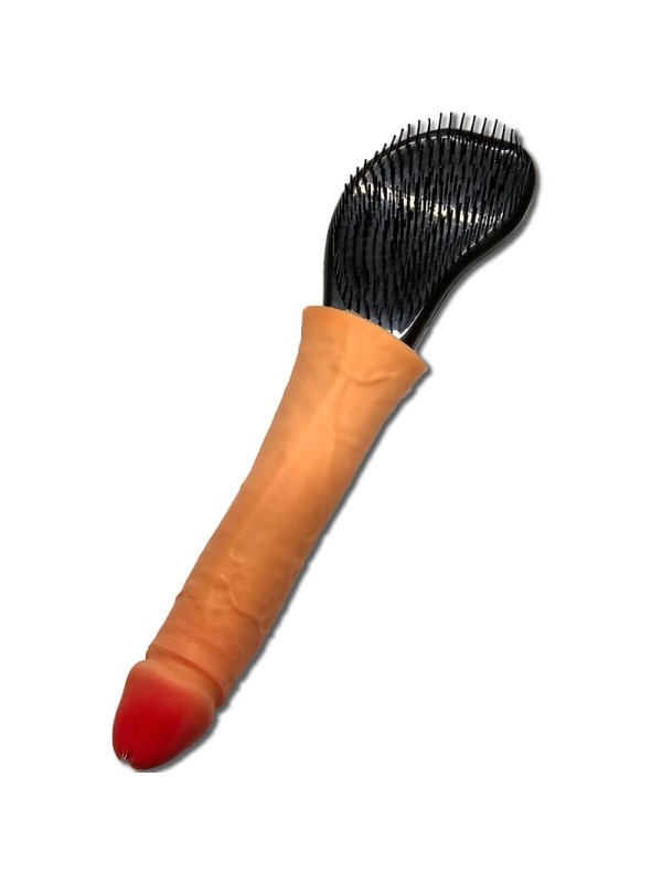 DIABLO PICANTE - BROSSE CHEVEUX AVEC PÉNIS LA POINTE
