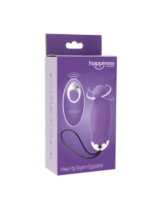 TOYJOY - GELUK MIJN ORGASME EGGSPLODE PAARSE VIBRATOR AFSTANDSBEDIENIN