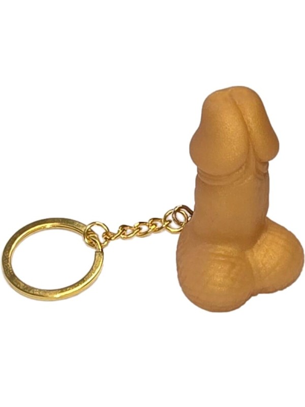 DIABLO PICANTE – GOLDENER SCHLÜSSELANHÄNGER IN PENISFORM