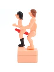 DIABLO PICANTE - MUÑECO BROMA POSTURA SEXUAL POR DETRÁS CON CUERDA HOM