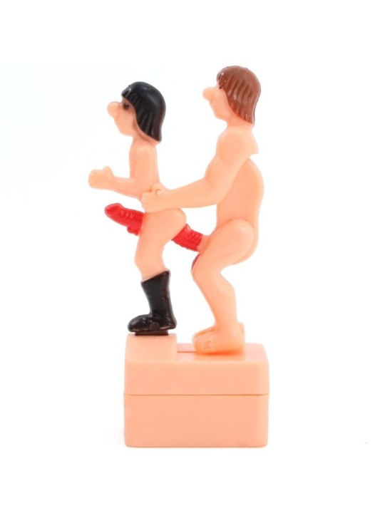 DIABLO PICANTE - MUÑECO BROMA POSTURA SEXUAL POR DETRÁS CON CUERDA HOM