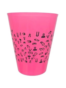 DIABLO PICANTE - FUCHSIA CUP 500 ML WITH BLACK PENISES