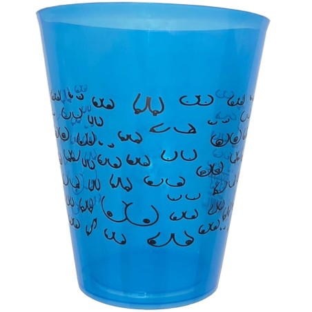 DIABLO PICANTE - BLAUWE CUP 500 ML MET ZWARTE BORSTEN