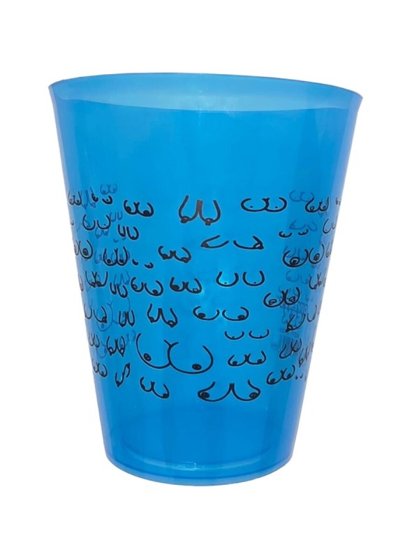 DIABLO PICANTE - BLAUWE CUP 500 ML MET ZWARTE BORSTEN