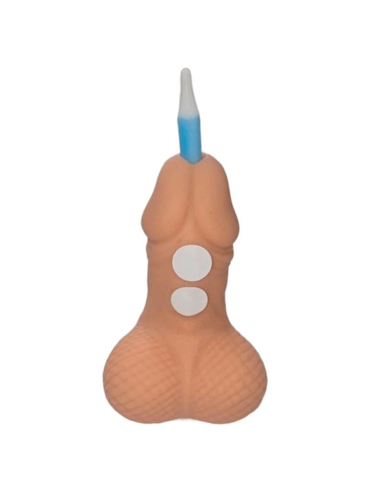DIABLO PICANTE - PENE TONO CLARO VELA NÚMERO CUMPLEAÑOS