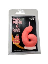DIABLO PICANTE – PENISKERZE IN FORM DER ZAHL 6, ROSA FARBE
