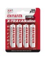AIWA - X-TRA ALKALINE AA ALKALINE BATTERY LR6 BLISTER*4