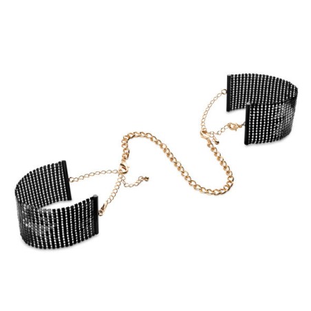 BIJOUX INDISCRETS - DÃSIR MÃTALLIQUE ALGEMAS DE MALHA DE METAL PRETO