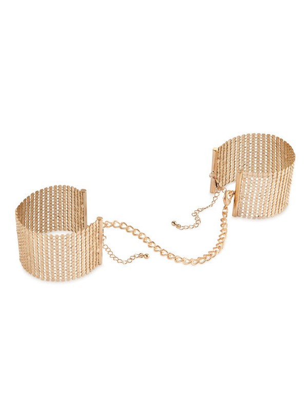BIJOUX INDISCRETS - DÃSIR MÃTALLIQUE MANETTE IN RETE DI METALLO DORA