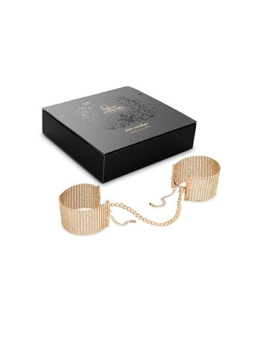 BIJOUX INDISCRETS - DÃSIR MÃTALLIQUE MANETTE IN RETE DI METALLO DORA