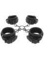 FETISH SUBMISSIVE - SET OF HAND AND ANKLE HANDCUFFS WITH NOPRENE LININ