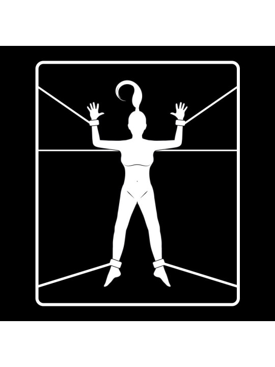 FETISH SUBMISSIVE - CONJUNTO DE ALGEMAS E GRAVATAS COM FORRO DE NOPREN
