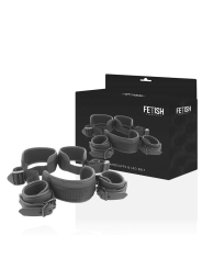 FETISH SUBMISSIVE - POSICIÓN PIERNAS ABIERTAS CON ESPOSAS CON FORRO DE