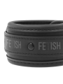 FETISH SUBMISSIVE - COLAR E ALGEMAS DE COURO VEGANO COM FORRO DE NOPRE