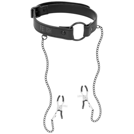 FETISH SUBMISSIVE - KNEVELRING MET TEPELKLEMMEN