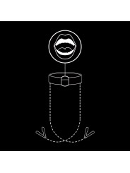 FETISH SUBMISSIVE - ANEL DE GAG COM GRAMPOS DE BICO