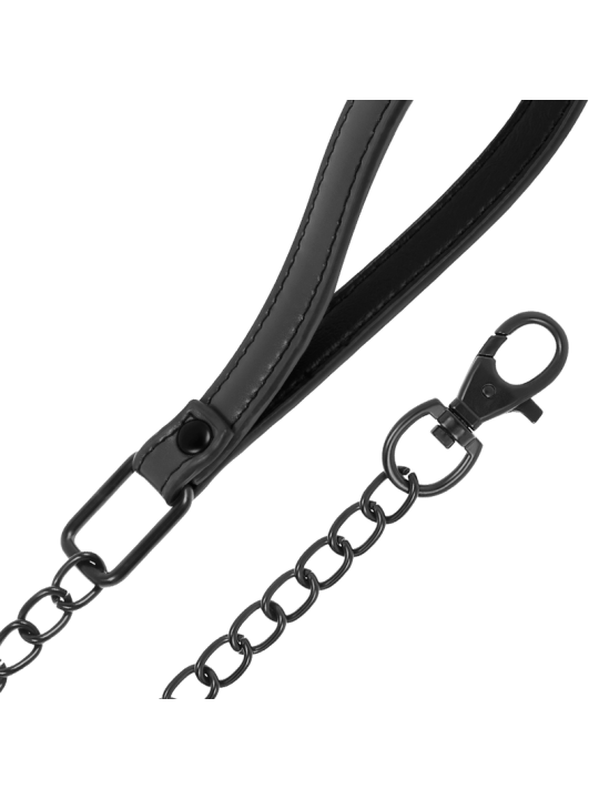 FETISH SUBMISSIVE - KETTENHALSKETTE MIT NOPRENE-FUTTER