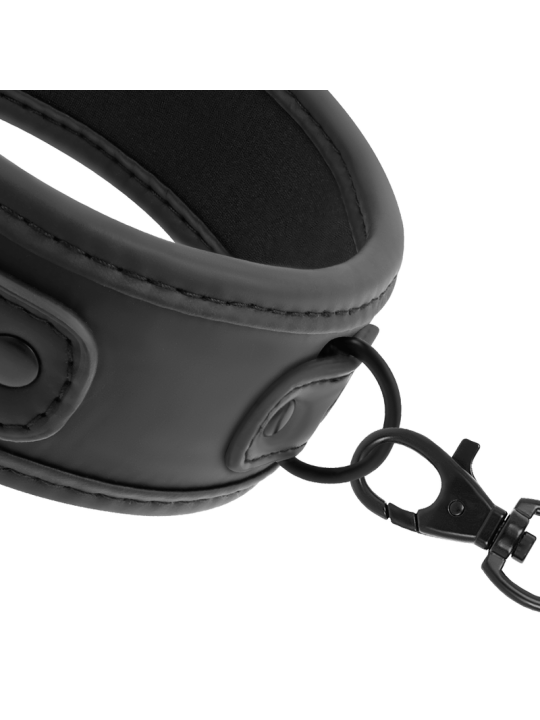 FETISH SUBMISSIVE - COLAR DE CORRENTE COM FORRO DE NOPRENE