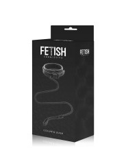 FETISH SUBMISSIVE - NOPREEN GEVOERDE KETTINGKRAAG