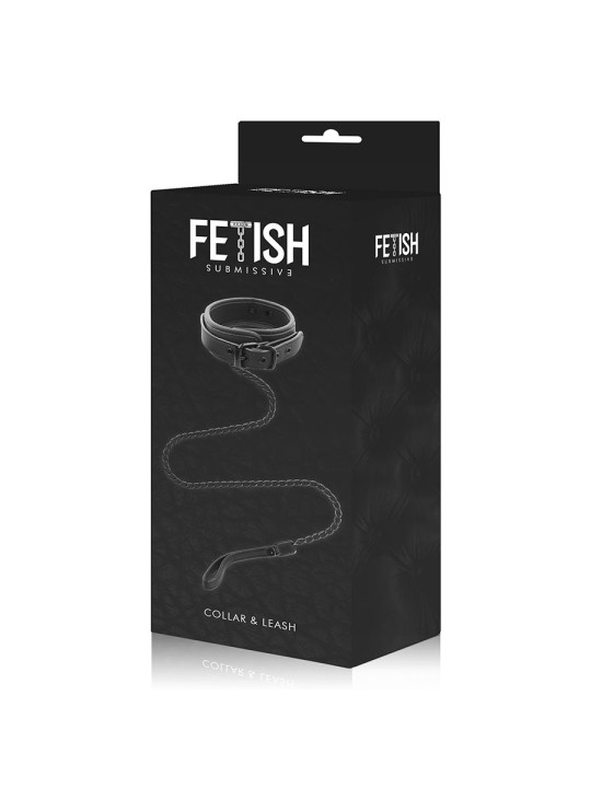 FETISH SUBMISSIVE - KETTENHALSKETTE MIT NOPRENE-FUTTER